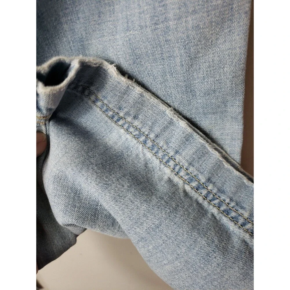 Tommy Hilfiger Women's Pants cropped Size 12 24 inseam cotton denim - Picture 6 of 14